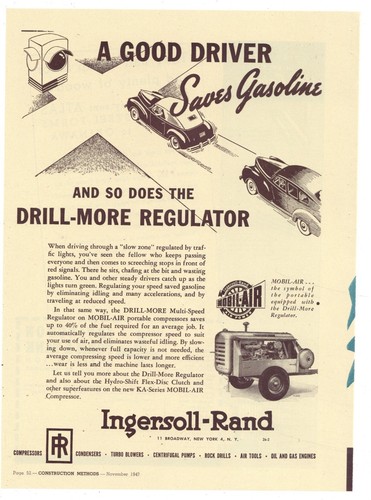 1947 ingersoll rand - ingersoll, ad: