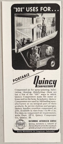 1950 stampa pubblicità - 1950, quincy